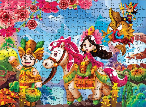 Puzzle Xếp Hình Sơn Tinh Thủy Tinh Woody - Happy Time 1736