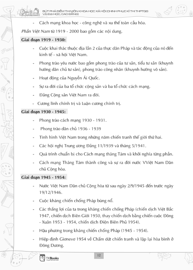 Bứt Phá Điểm Thi Môn Khoa Học Xã Hội Phần Lịch Sử