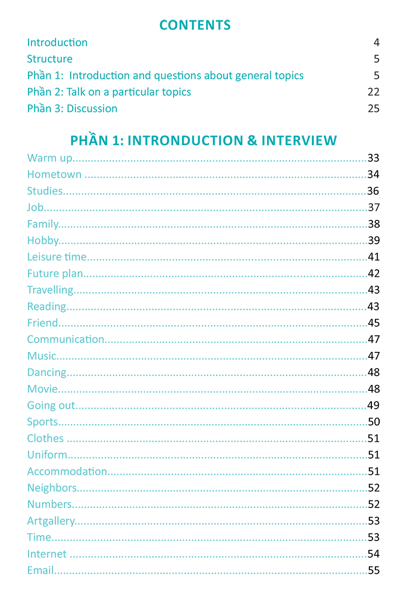 The Ielts Speaking Topics - Tài Liệu Luyện Thi Nói Ielts