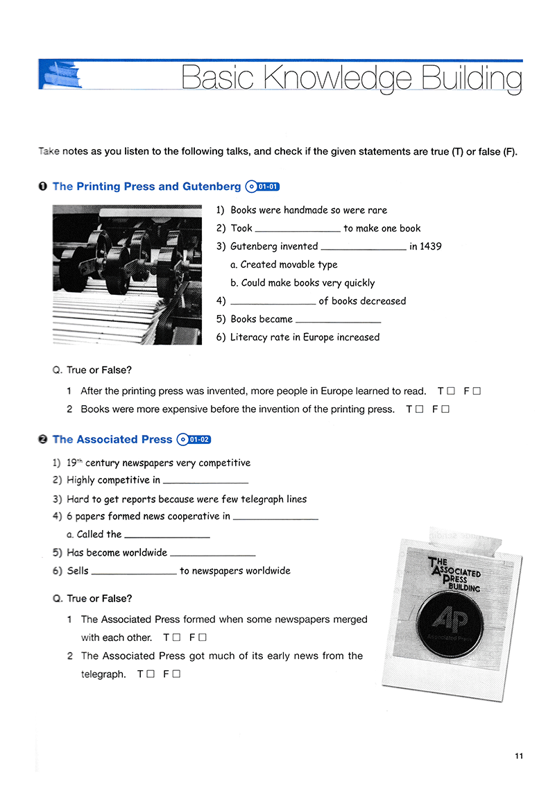 Academic Listening Builder