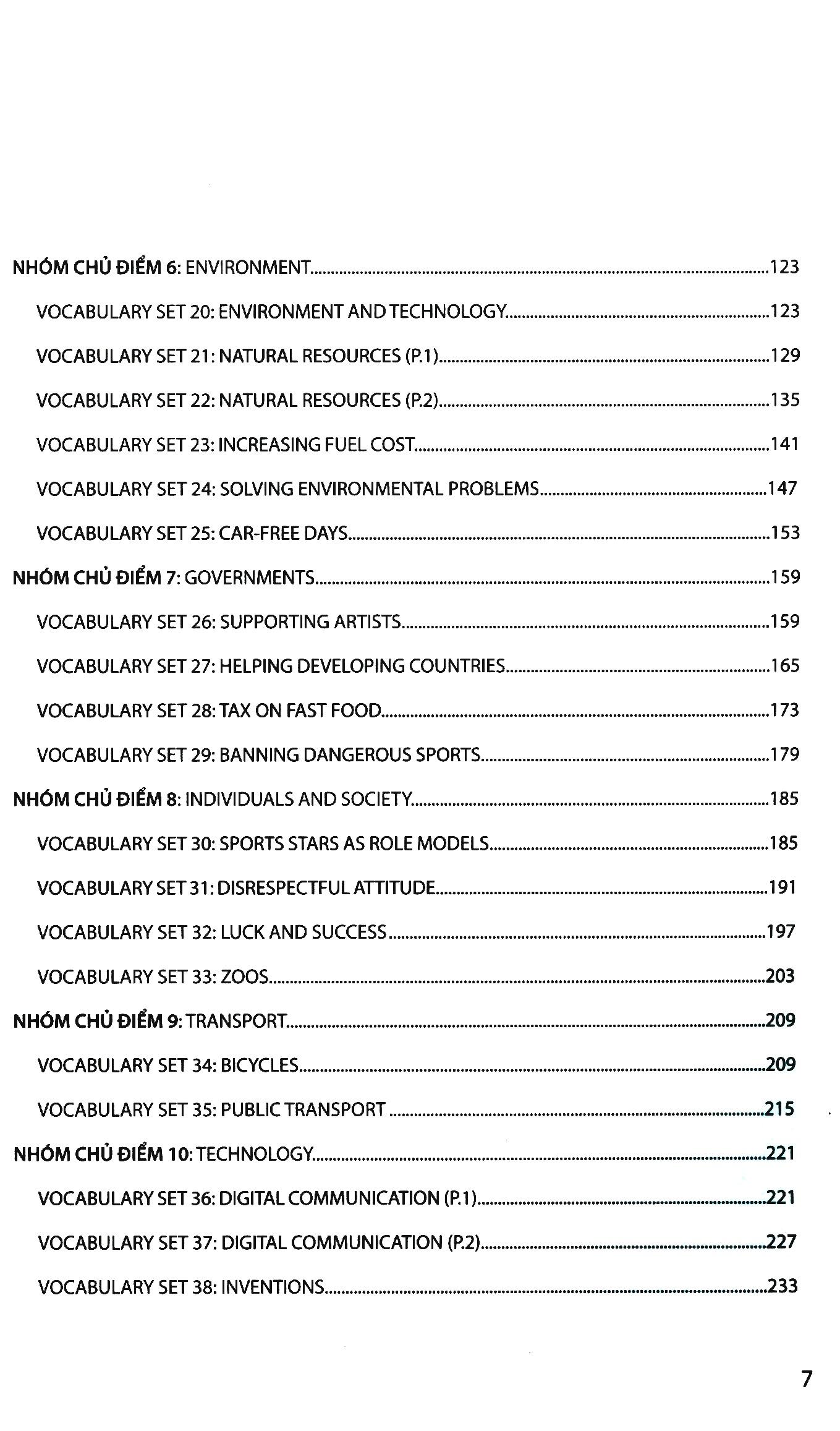 38 Chủ Điểm Từ Vựng Thiết Yếu Cho Ielts 7.0