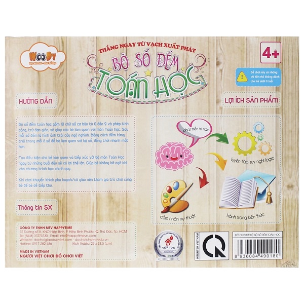 Bảng Số Đếm Toán Học - Happy Time 0180