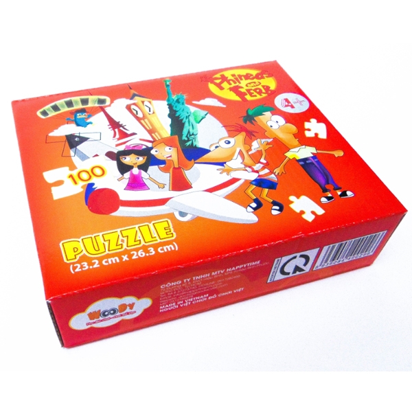 Bộ Ghép Hình Puzzle Phineas And Ferb - Happy Time 0296