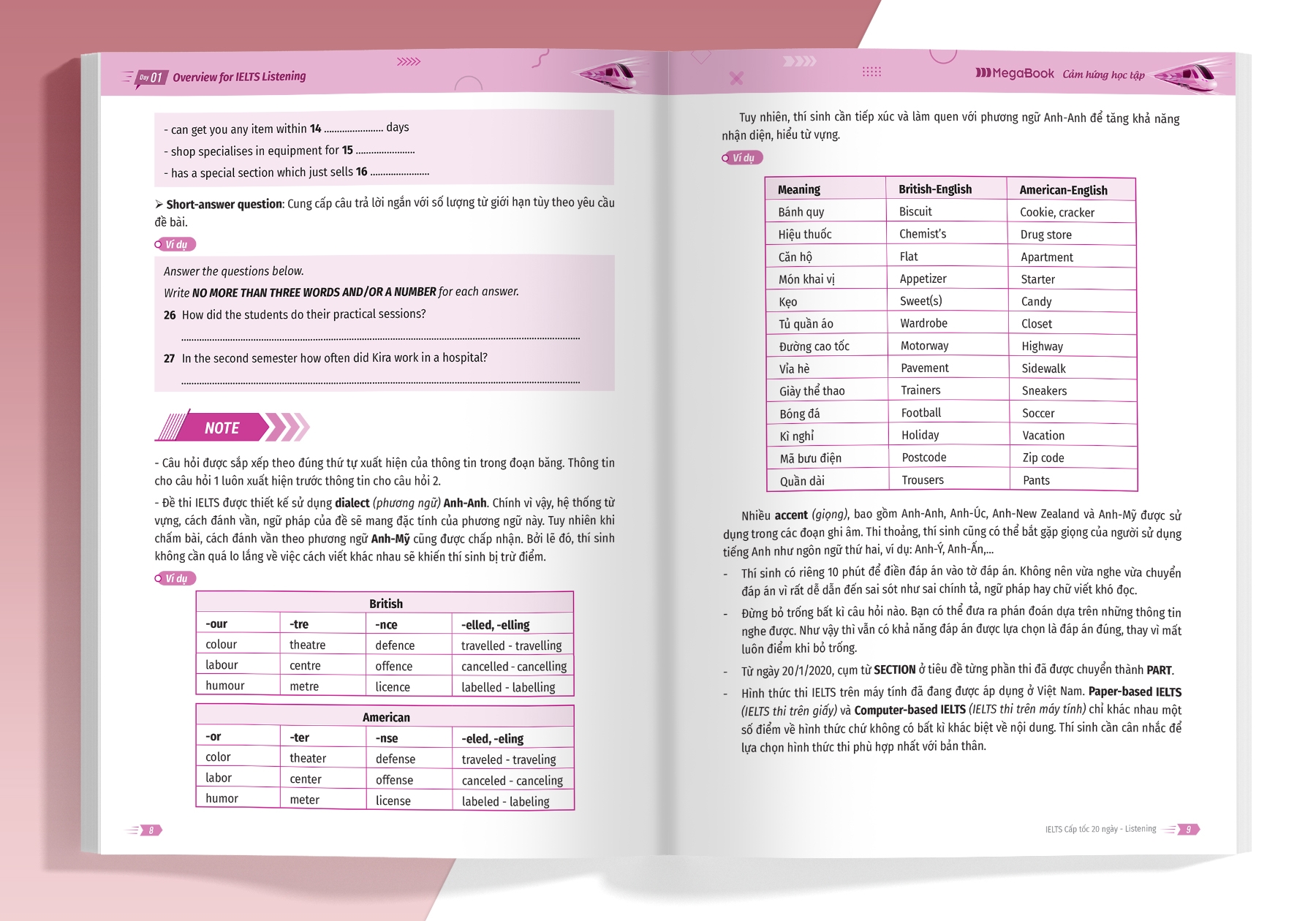 IELTS Cấp Tốc - 20 Ngày Listening