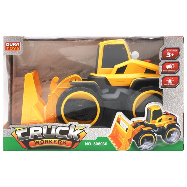 Xe Xúc Lật - Kỹ Thuật Công Trình Có Nhạc, Đèn - Duka SF 806036