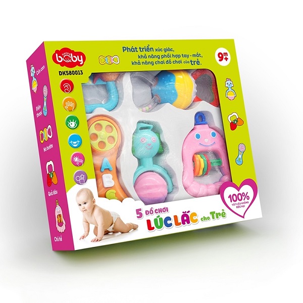 5 Đồ Chơi Lúc Lắc Cho Trẻ - Duka DK580013