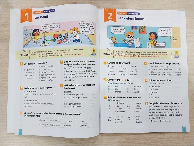 Sách Bài Tập Tiếng Pháp- Mon Cahier Pour La Maison Francais CE1 ( 7-8 tuổi)