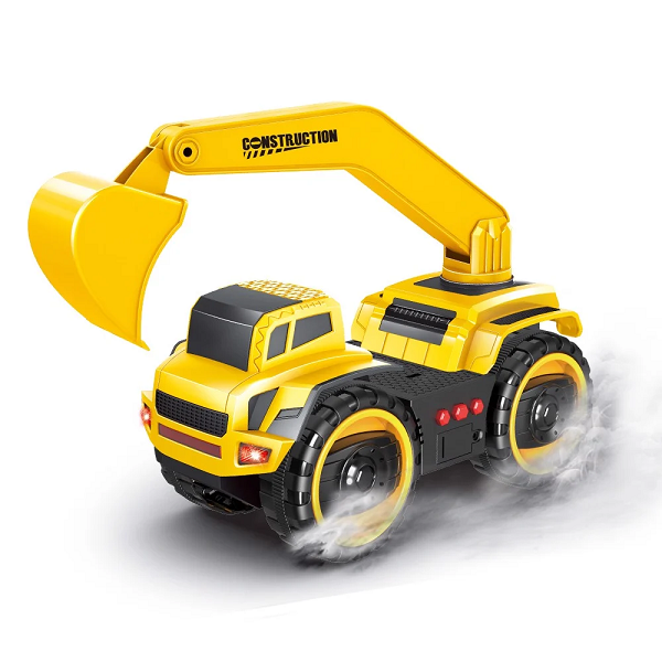 Xe Xúc Đào Kỹ Thuật Công Trình Có Nhạc, Đèn - Duka SF806034