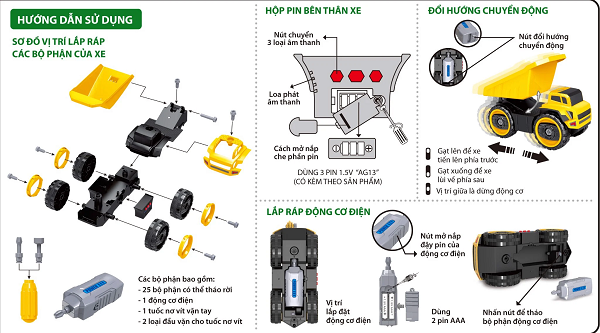 Xe Ben Công Trình Tự Tháo Lắp - Duka SF839618