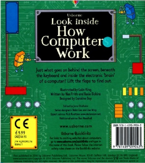 Sách Usborne - Look Inside How Computers Work