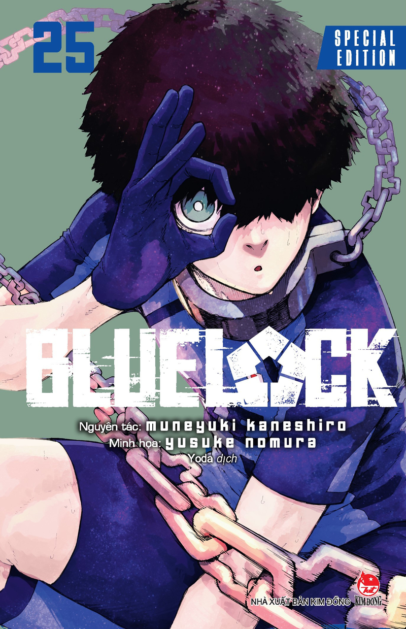 BlueLock - Tập 25 - Bản Đặc Biệt - Tặng Kèm Bộ Quà Đặc Biệt Kèm Chữ Kí Nhân Vật Isagi Và Bachira