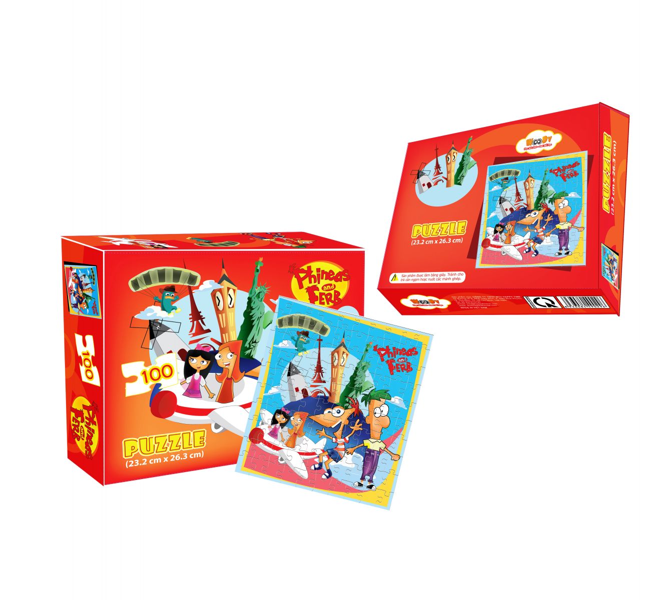 Bộ Ghép Hình Puzzle Phineas And Ferb - Happy Time 0296