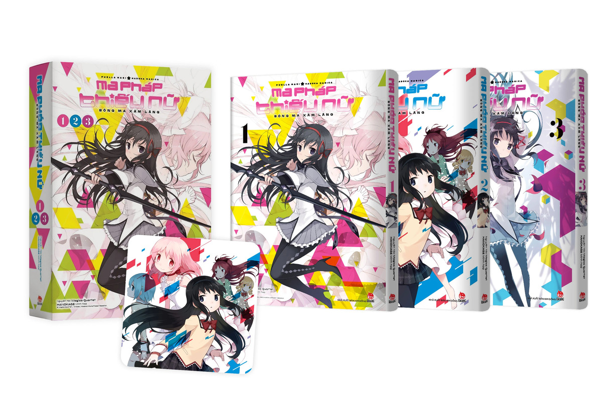 Boxset Ma Pháp Thiếu Nữ Madoka Magica - Bóng Ma Xâm Lăng (Bộ 3 Tập)