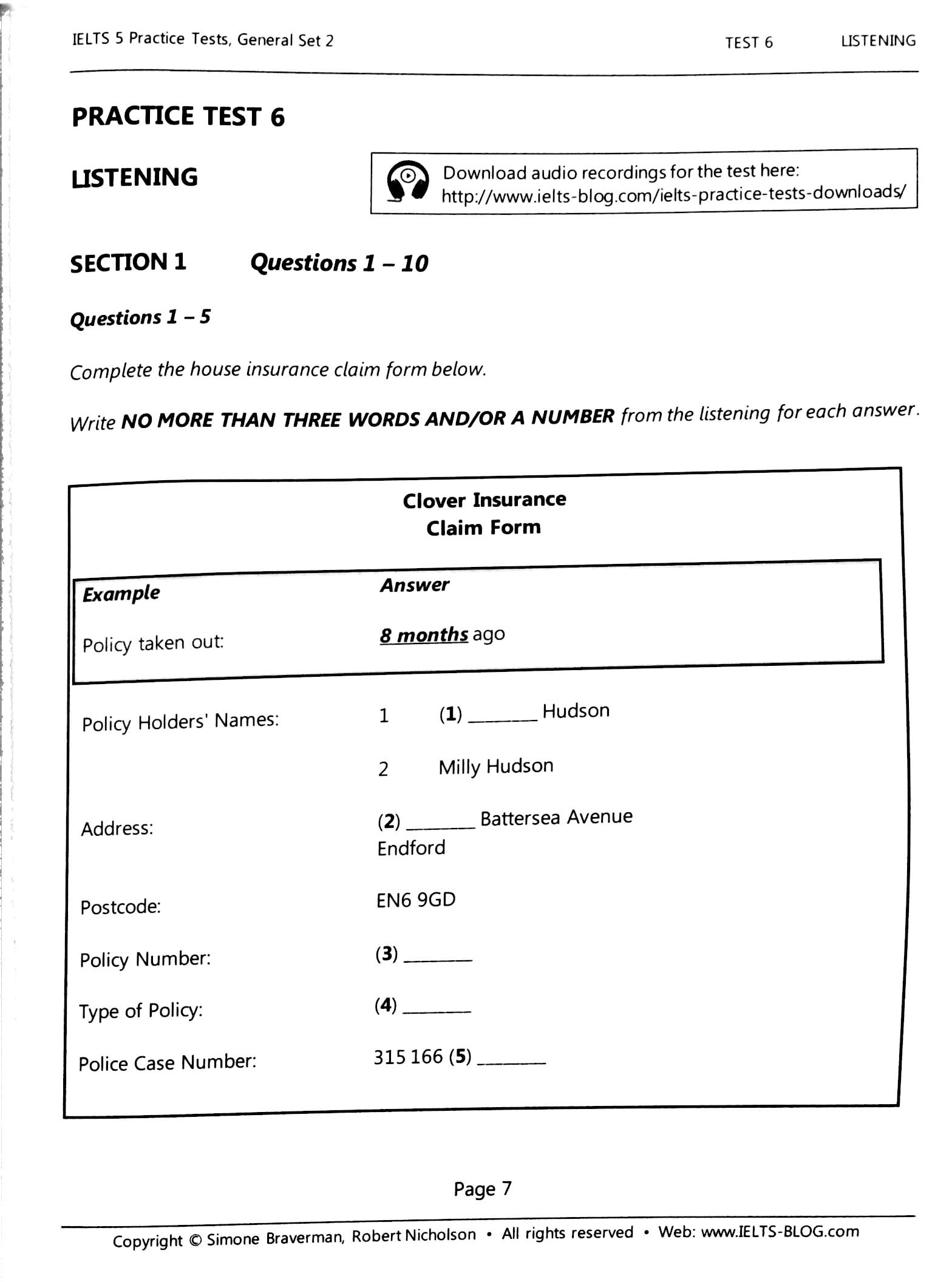 IELTS 5 Practice Tests - General Set 2