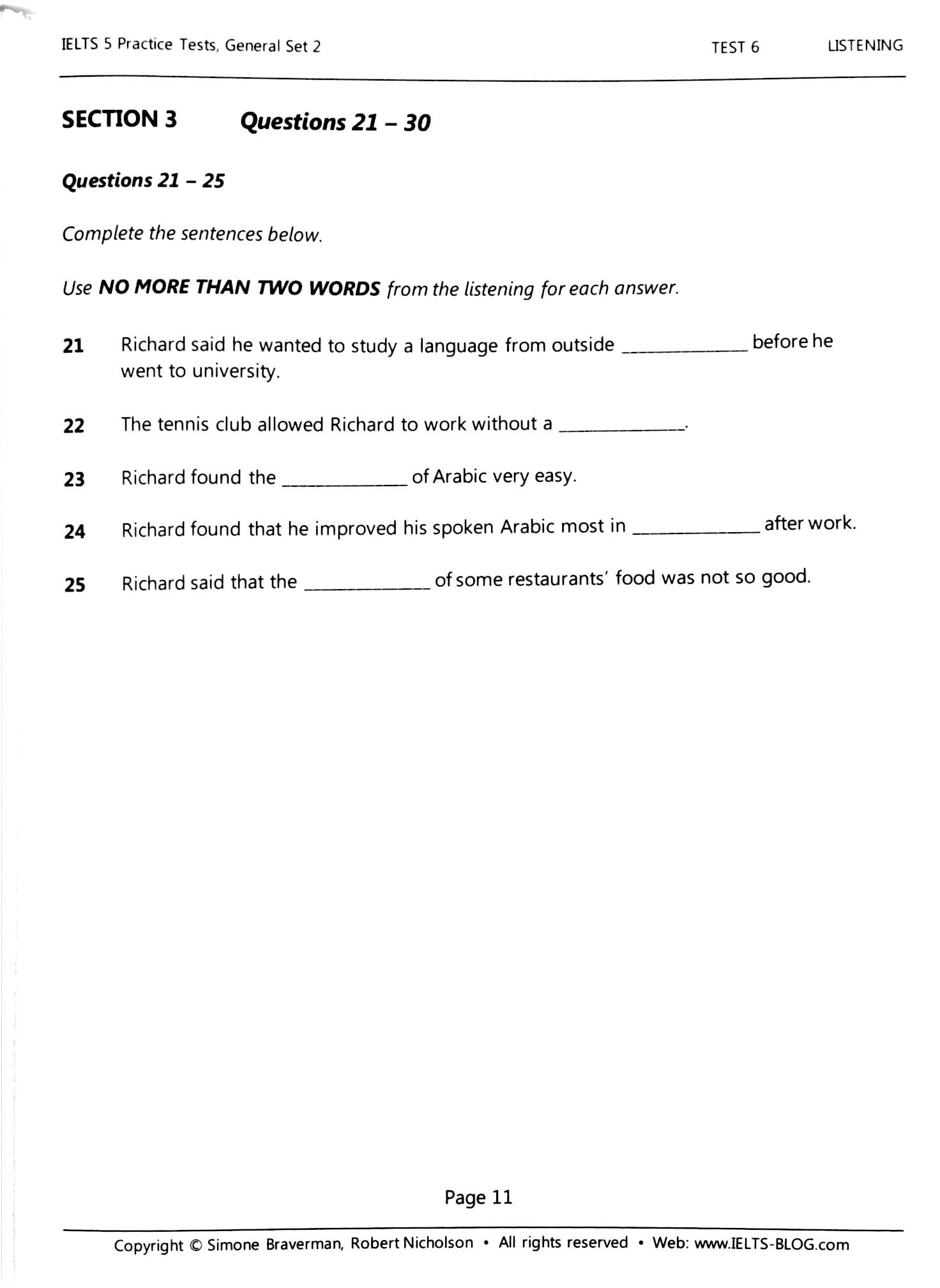 IELTS 5 Practice Tests - General Set 2