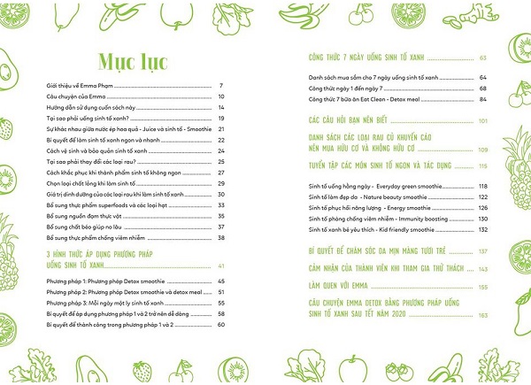 Green Smoothies - Giảm Cân, Làm Đẹp Da, Tăng Cường Sức Đề Kháng Với 7 Ngày Uống Sinh Tố Xanh