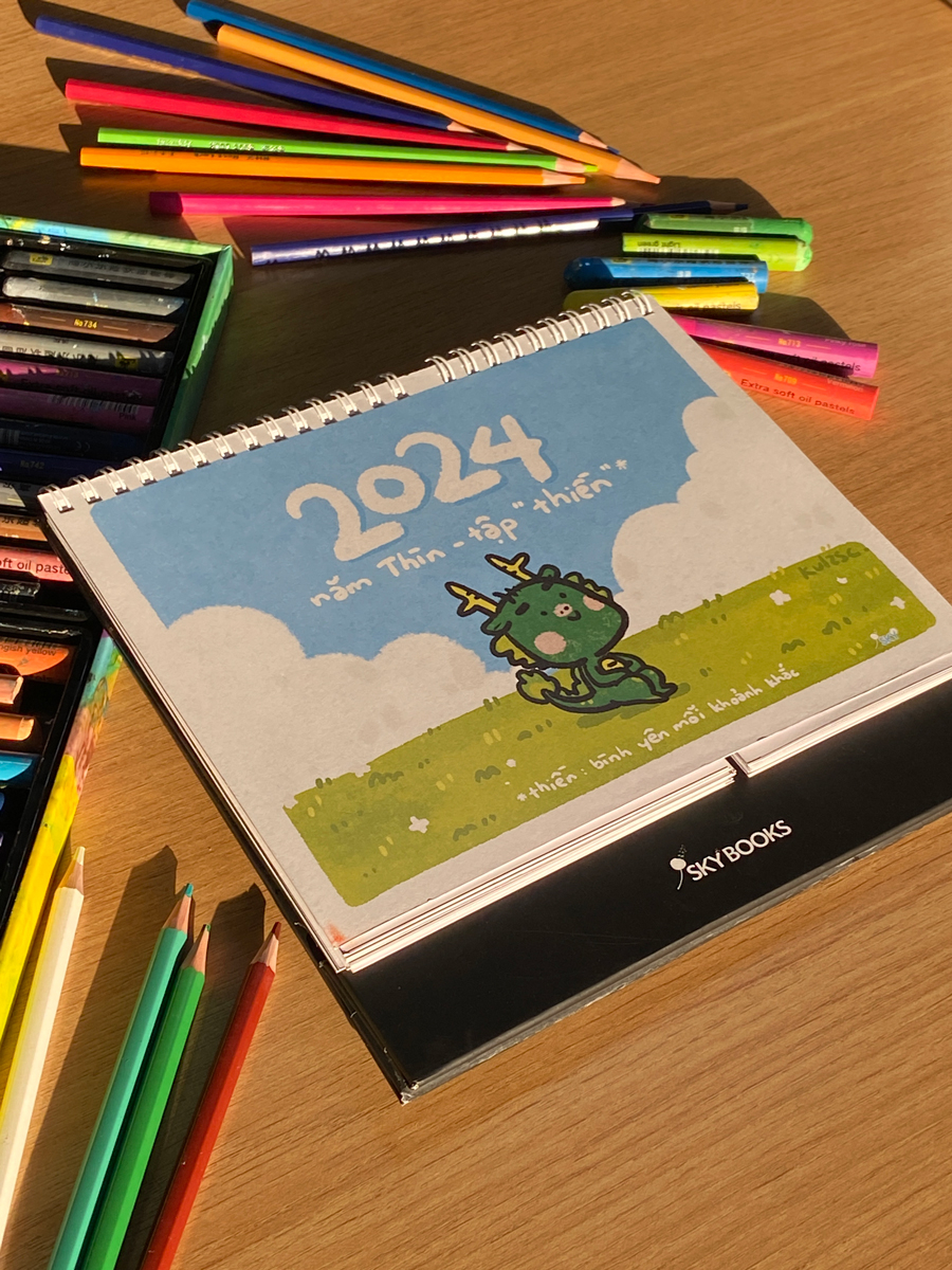 Lịch Bàn Skybooks 2024 - Năm “Thìn” - Tập “Thiền”