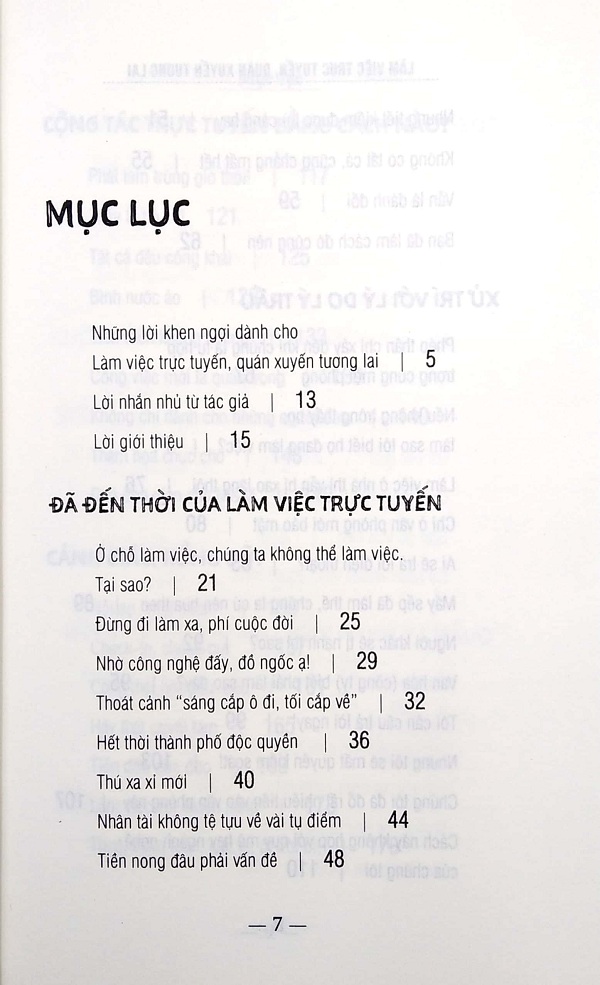 Làm Việc Trực Tuyến, Quán Xuyến Tương Lai