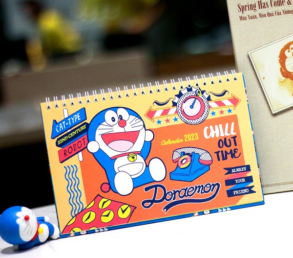 Lịch Bàn Doraemon 2023