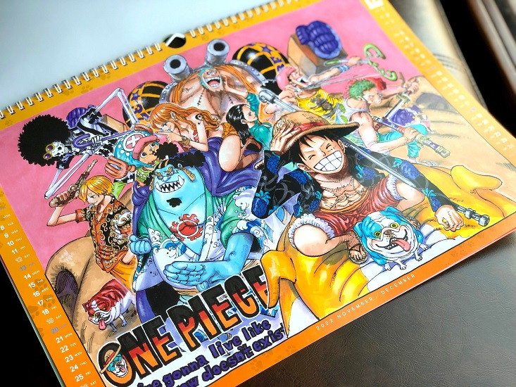 Lịch Manga Treo Tường One Piece 2022