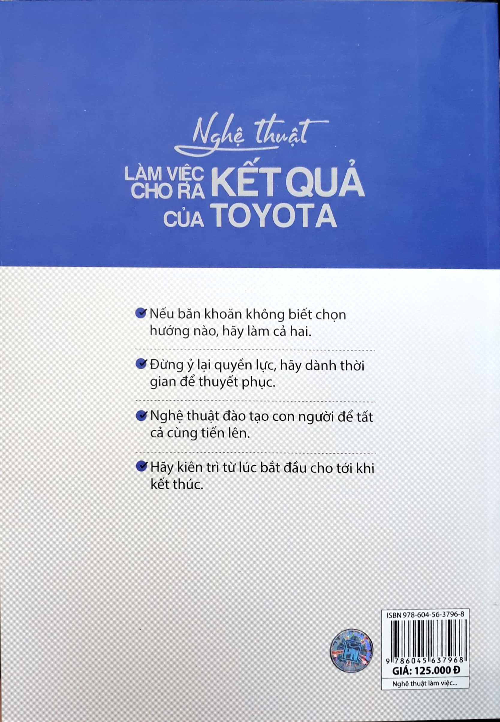 Nghệ Thuật Làm Việc Cho Ra Kết Quả Của Toyota