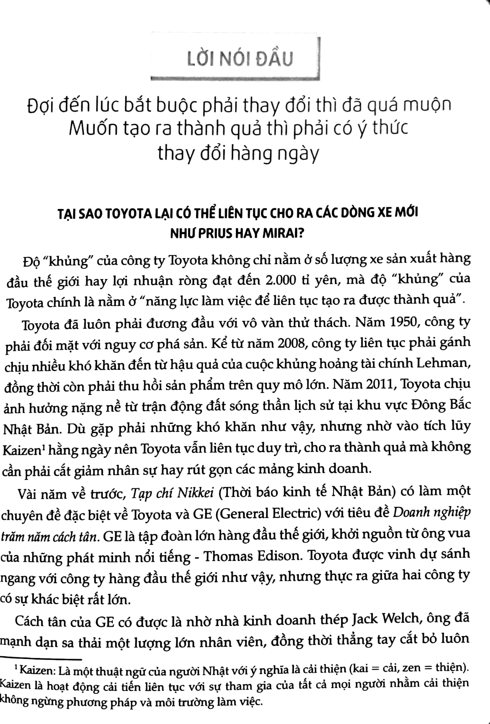 Nghệ Thuật Làm Việc Cho Ra Kết Quả Của Toyota