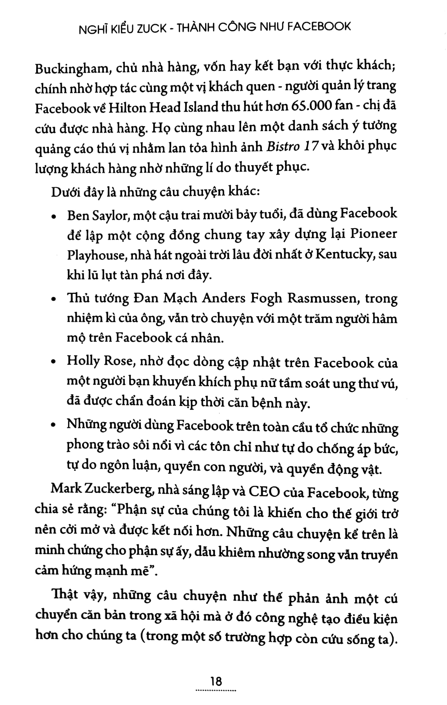 Nghĩ Kiểu Zuck Thành Công Như Facebook