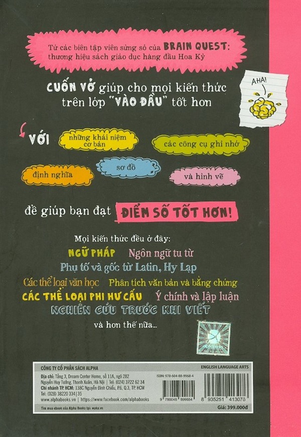 Everything You Need To Ace English Language Arts - Quyển Vở Ai Cũng Muốn Mượn