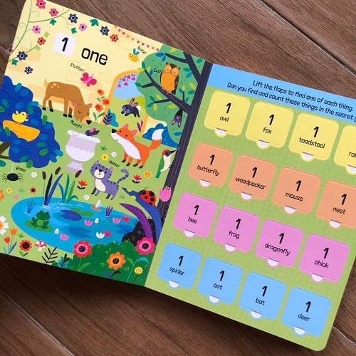 Sách Lật Mở Tiếng Anh - Lift-The-Flaps First 100 Things To Count