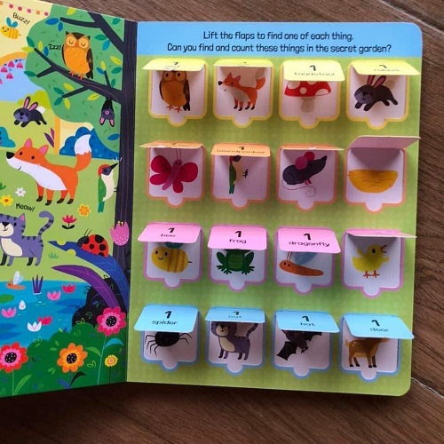 Sách Lật Mở Tiếng Anh - Lift-The-Flaps First 100 Things To Count