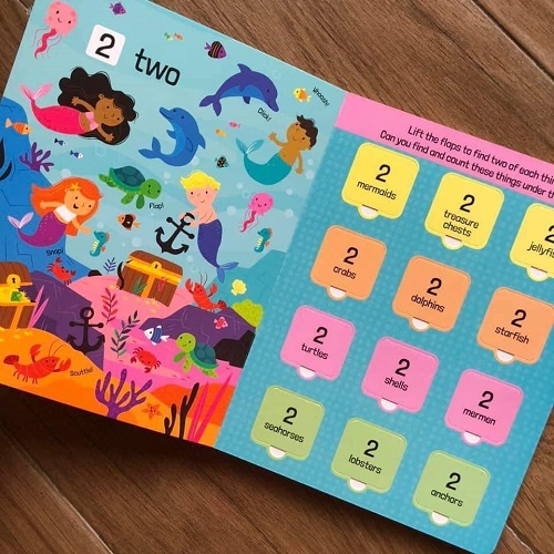 Sách Lật Mở Tiếng Anh - Lift-The-Flaps First 100 Things To Count