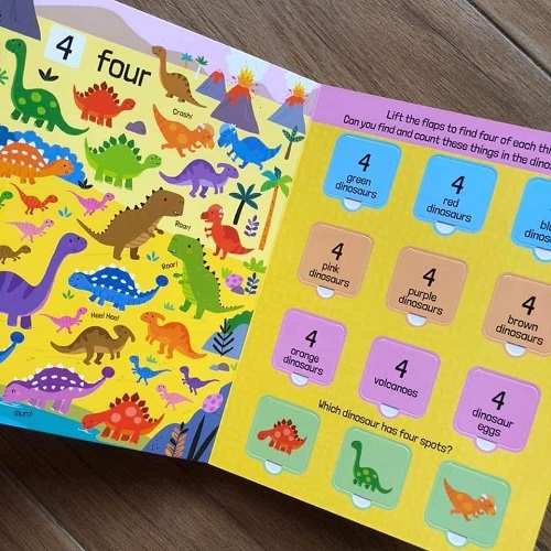 Sách Lật Mở Tiếng Anh - Lift-The-Flaps First 100 Things To Count