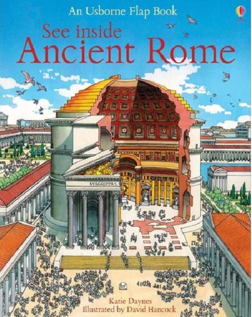 Sách Usborne Tương Tác Lật Mở - See Inside Ancient Rome