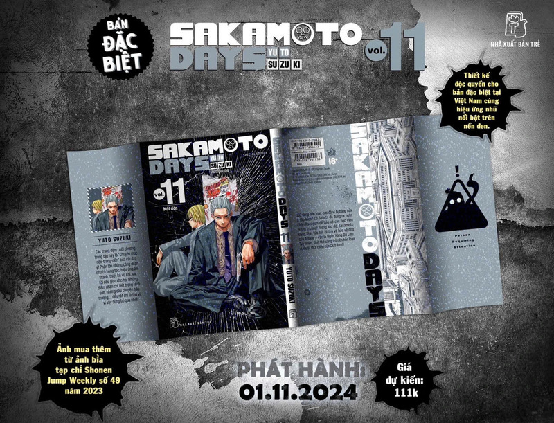 Sakamoto Days - Tập 11 (Bản Đặc Biệt - Tặng Kèm Obi + Huy Hiệu + Set 3 Card Đổi Nền + Standee Lắp Ghép)