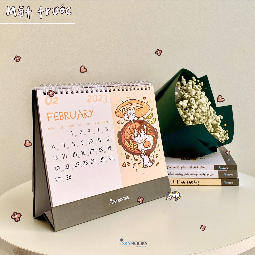 Lịch Bàn Kulzsc Happy Meow Year 2023