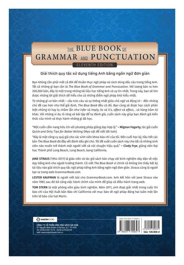 The Blue Book Of Grammar And Punctuation