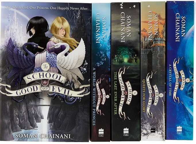 Bộ Tiểu Thuyết Tiếng Anh - The School For Good And Evil Series 5 Bookset
