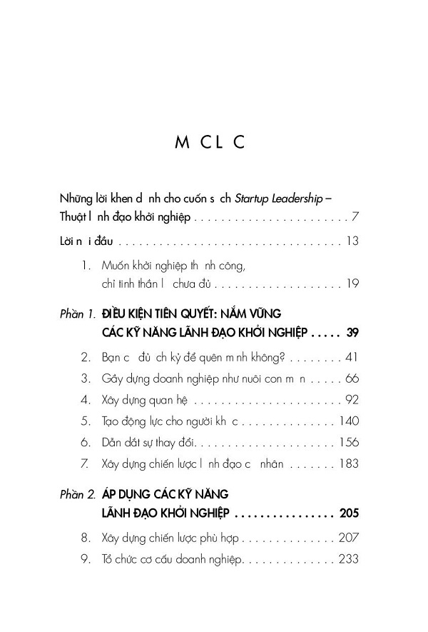 Thuật Lãnh Đạo Khởi Nghiệp