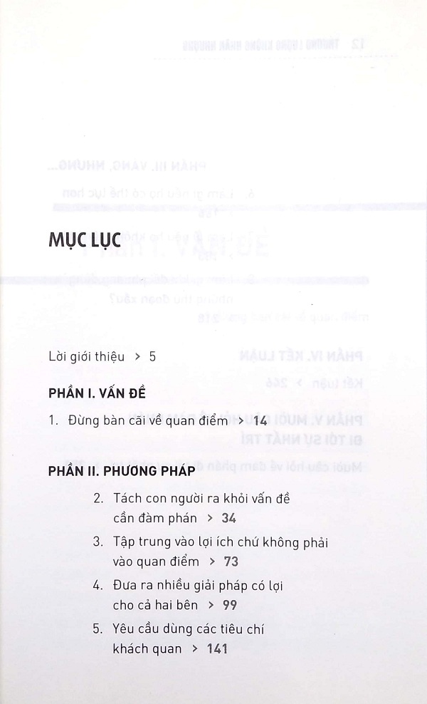 Thương Lượng Không Nhân Nhượng