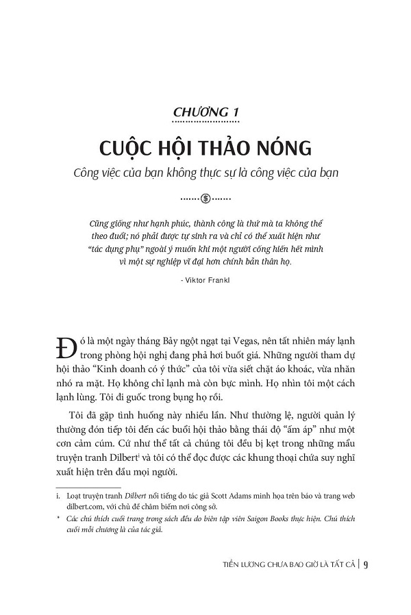 Tiền Lương Chưa Bao Giờ Là Tất Cả