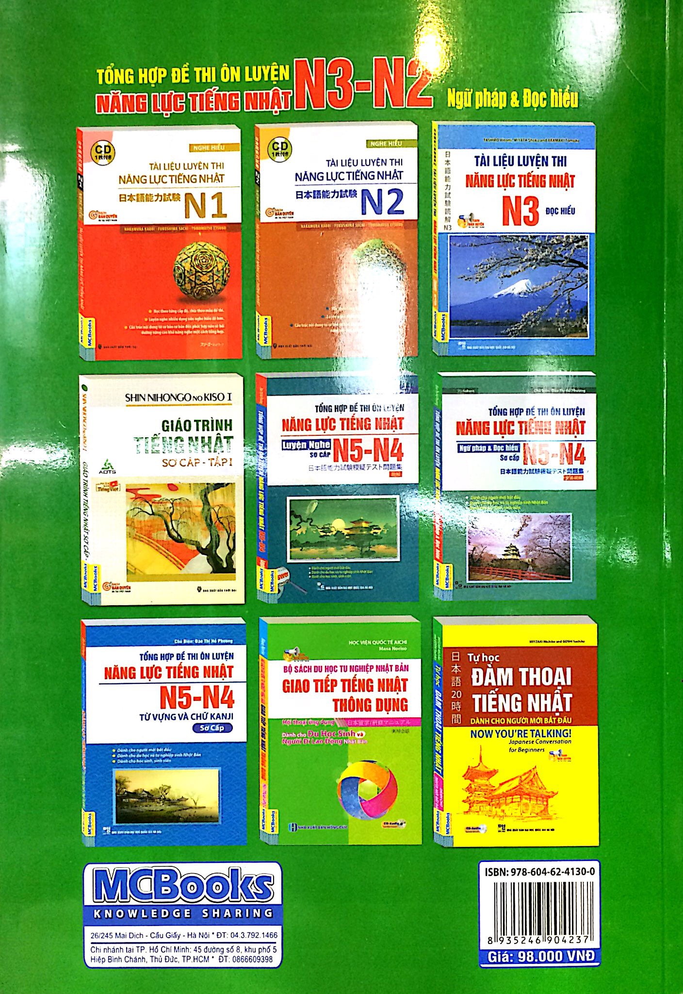 Tổng Hợp Đề Thi Ôn Luyện Năng Lực Tiếng Nhật Ngữ Pháp Và Đọc hiểu N3 - N2 Trung Cấp