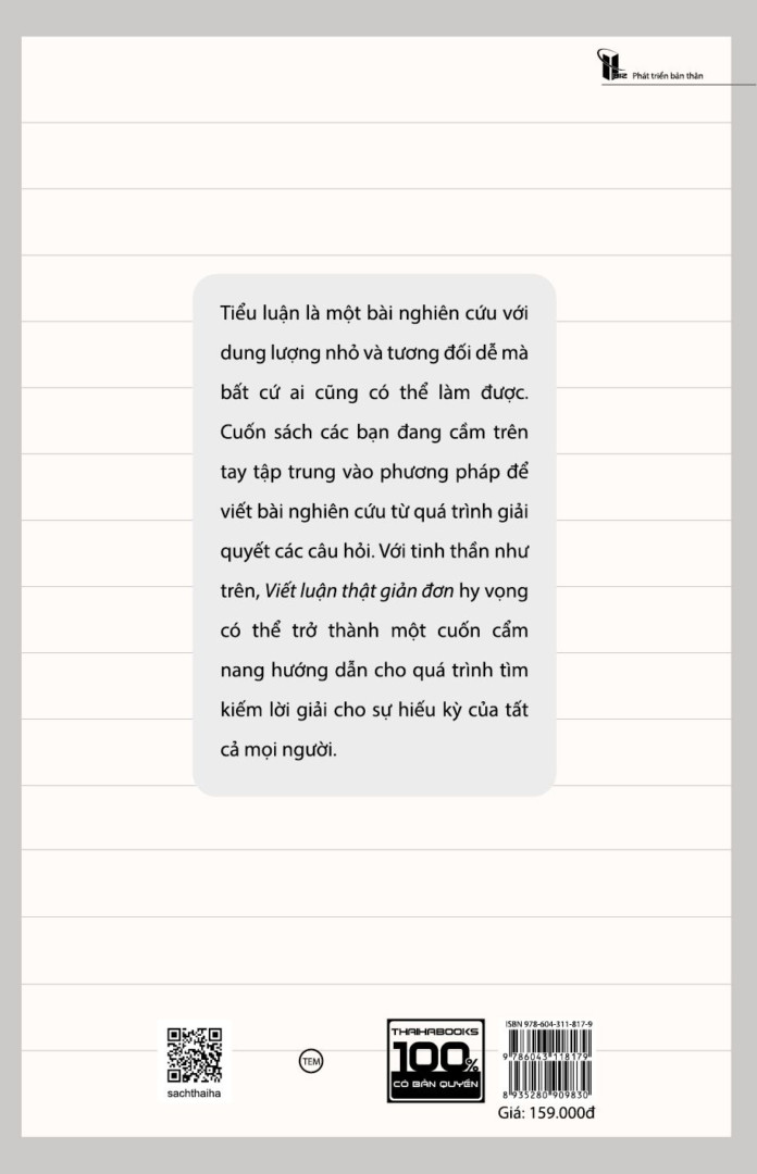 Viết Luận Thật Giản Đơn