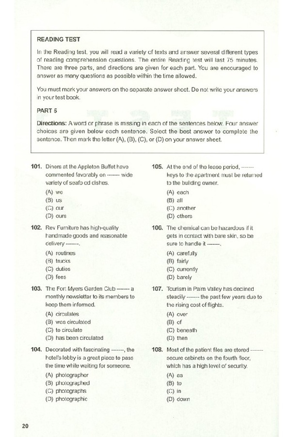 YBM Toeic Reading 1000 (Vol 2)