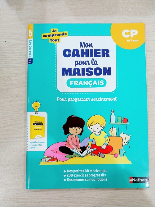 Sách Bài Tập Tiếng Pháp- Mon Cahier Pour La Maison Francais (CP 6-7 tuổi)