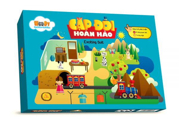 Bộ Đồ Chơi Cặp Đôi Hoàn Hảo Woody - Happy Time 0074
