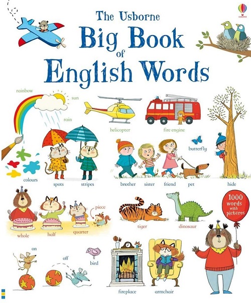 Sách Tiếng Anh - The Usborne Big Book Of English Words (Bìa cứng)