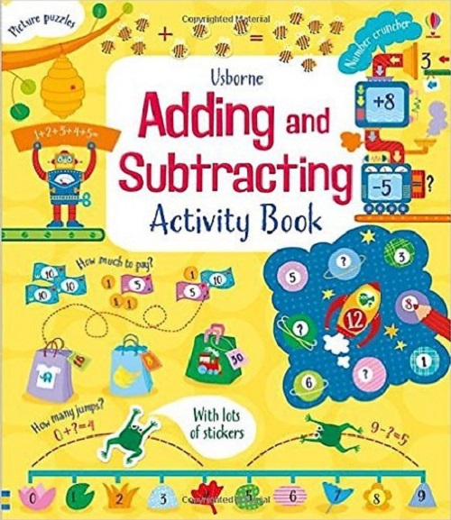 Sách Usborne Vui Học Toán Cho Bé 6-8 Tuổi - Adding And Subtracting Activity Book