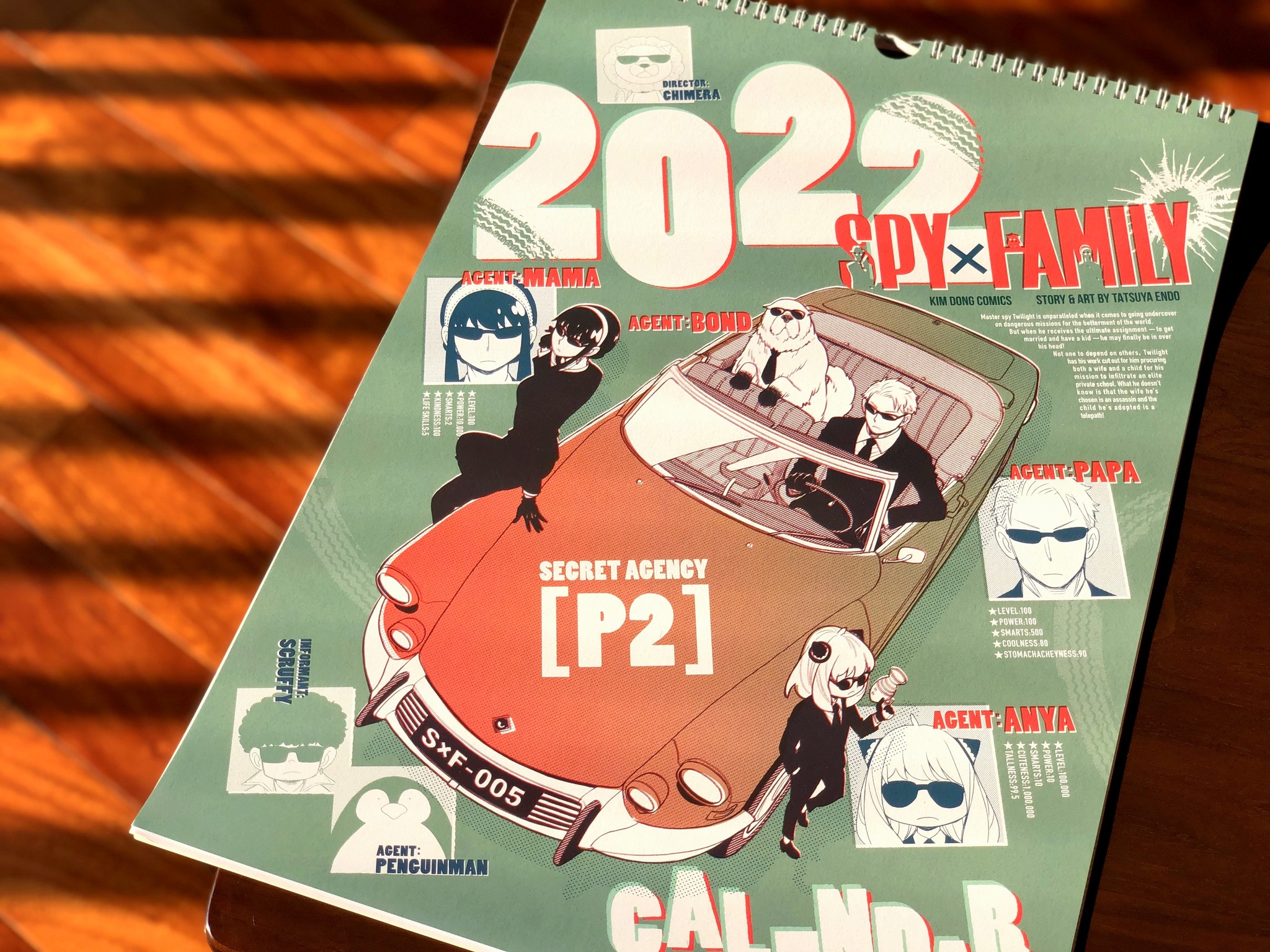 Lịch Manga Treo Tường Spy X Family 2022